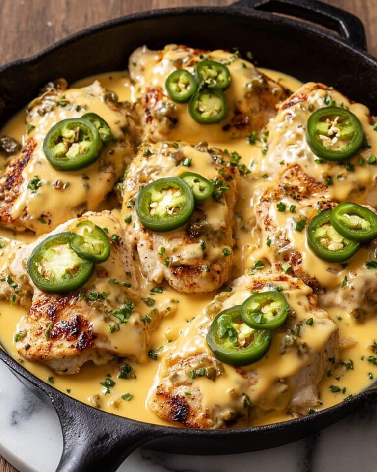 One Pan Cheesy Jalapeño Chicken Recipe
