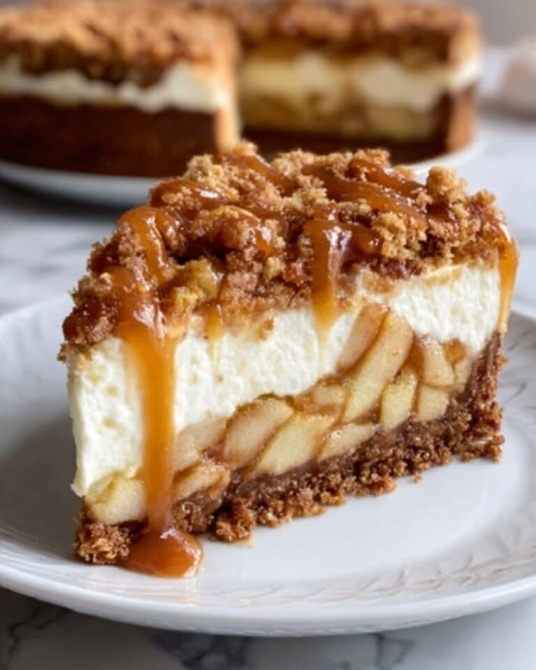 Apple Crisp Cheesecake Recipe