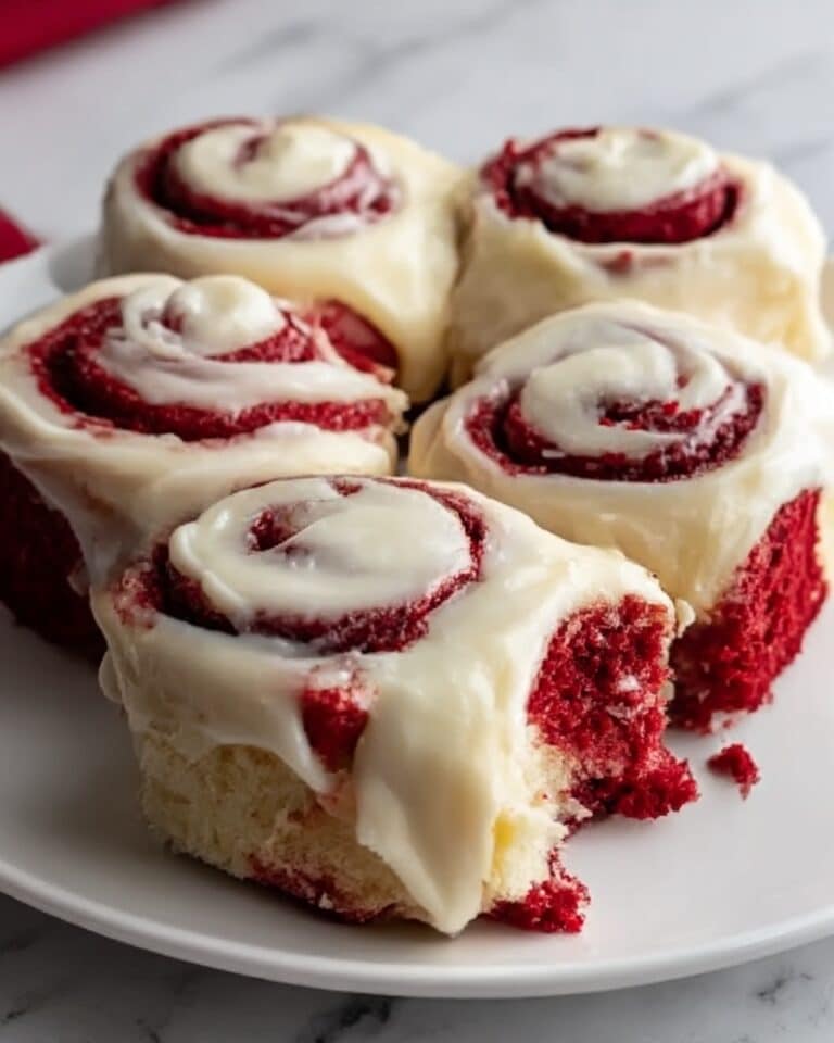 Heavenly Red Velvet Rolls Recipe