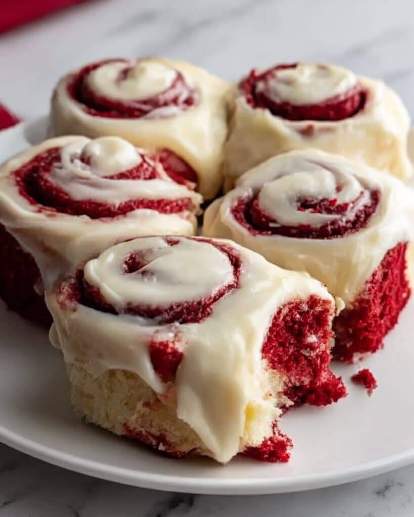 Heavenly Red Velvet Rolls Recipe