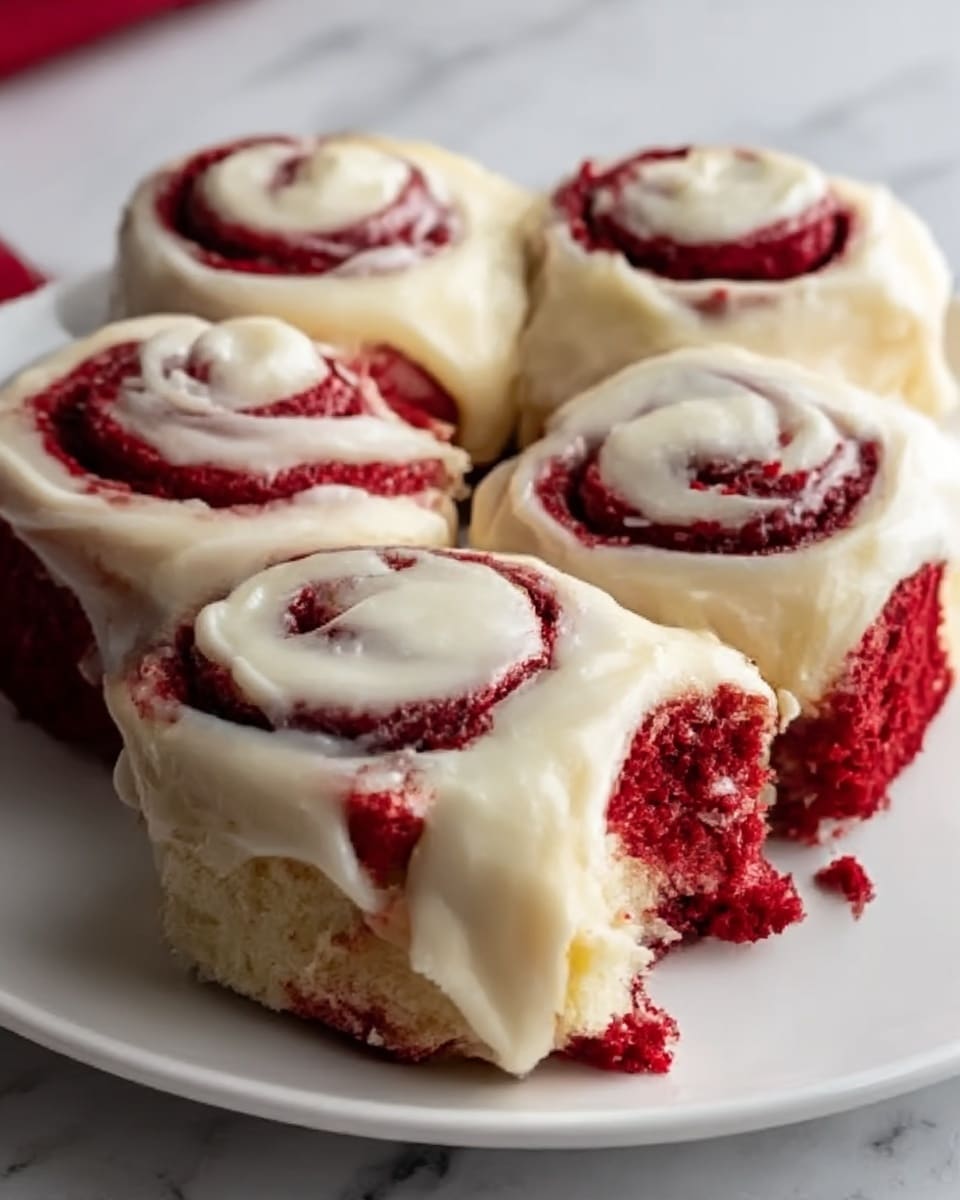 Heavenly Red Velvet Rolls Recipe
