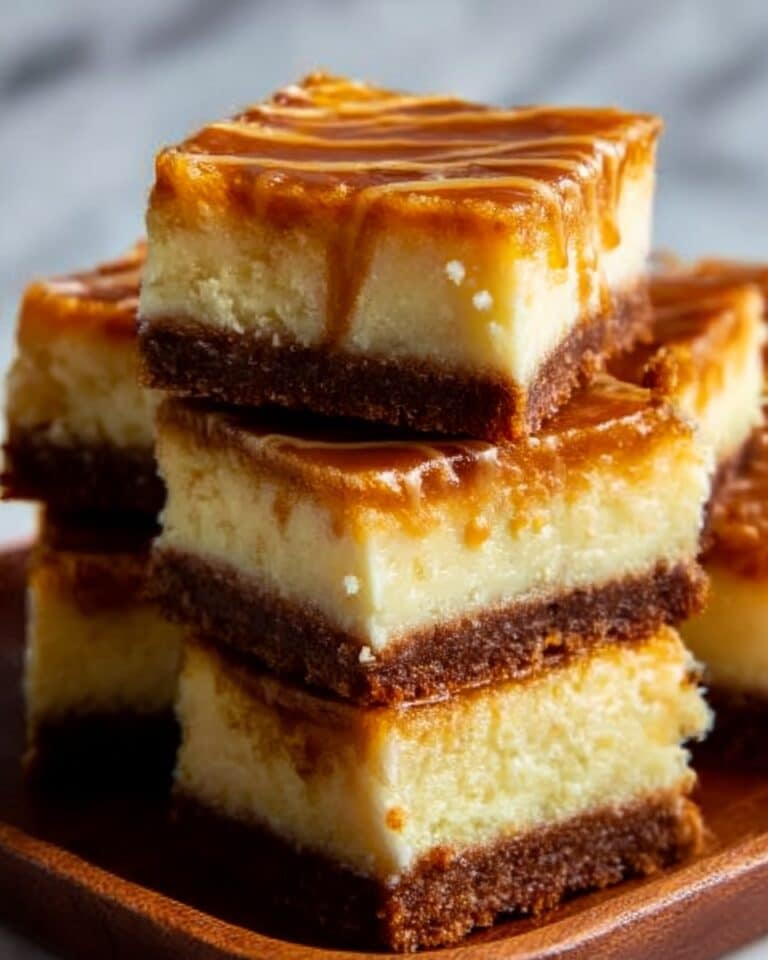 Salted Caramel Gooey Butter Bars Recipe