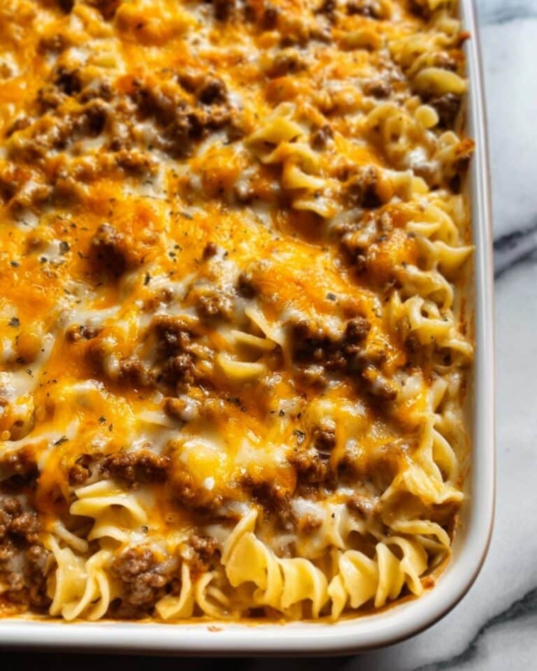 Sour Cream Beef Noodle Casserole Recipe