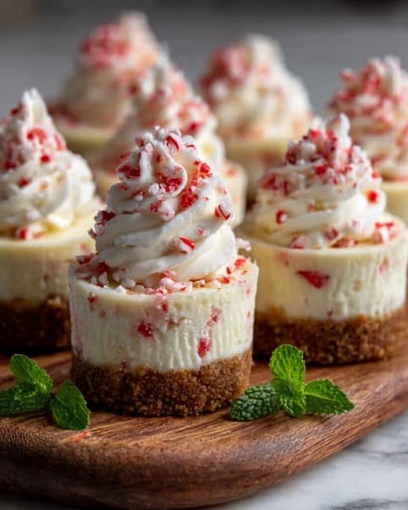 No-Bake Peppermint Cheesecake Bites Recipe
