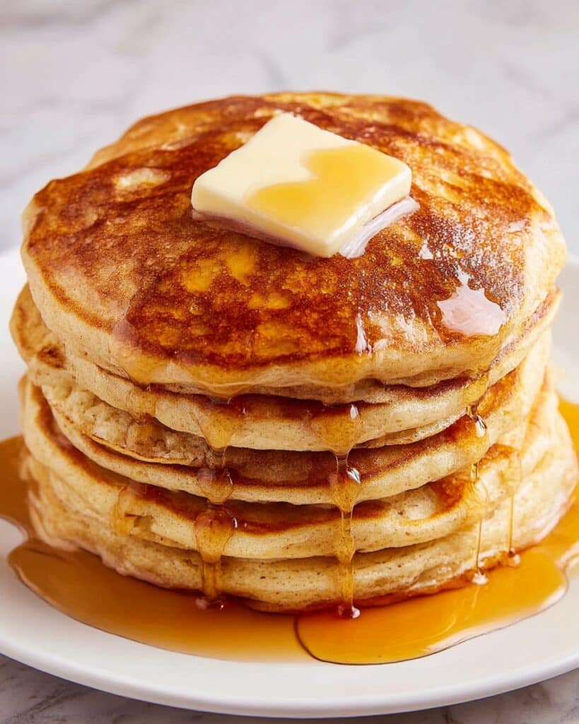 Vanilla Cinnamon Buttermilk Pancakes Recipe