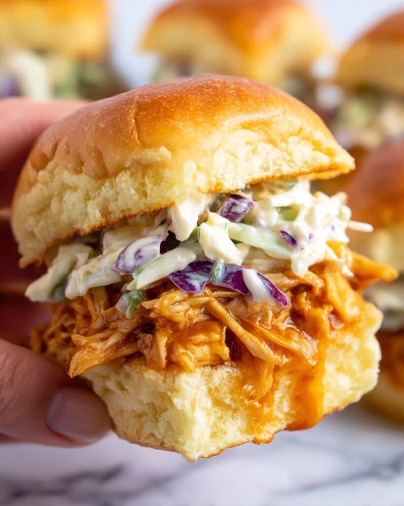 Easy Hot Honey Chicken Sliders Recipe