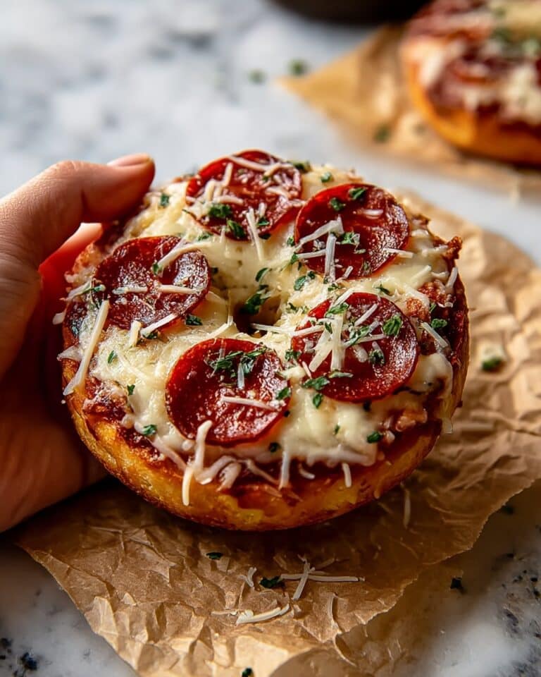 Homemade Pizza Bagels Recipe