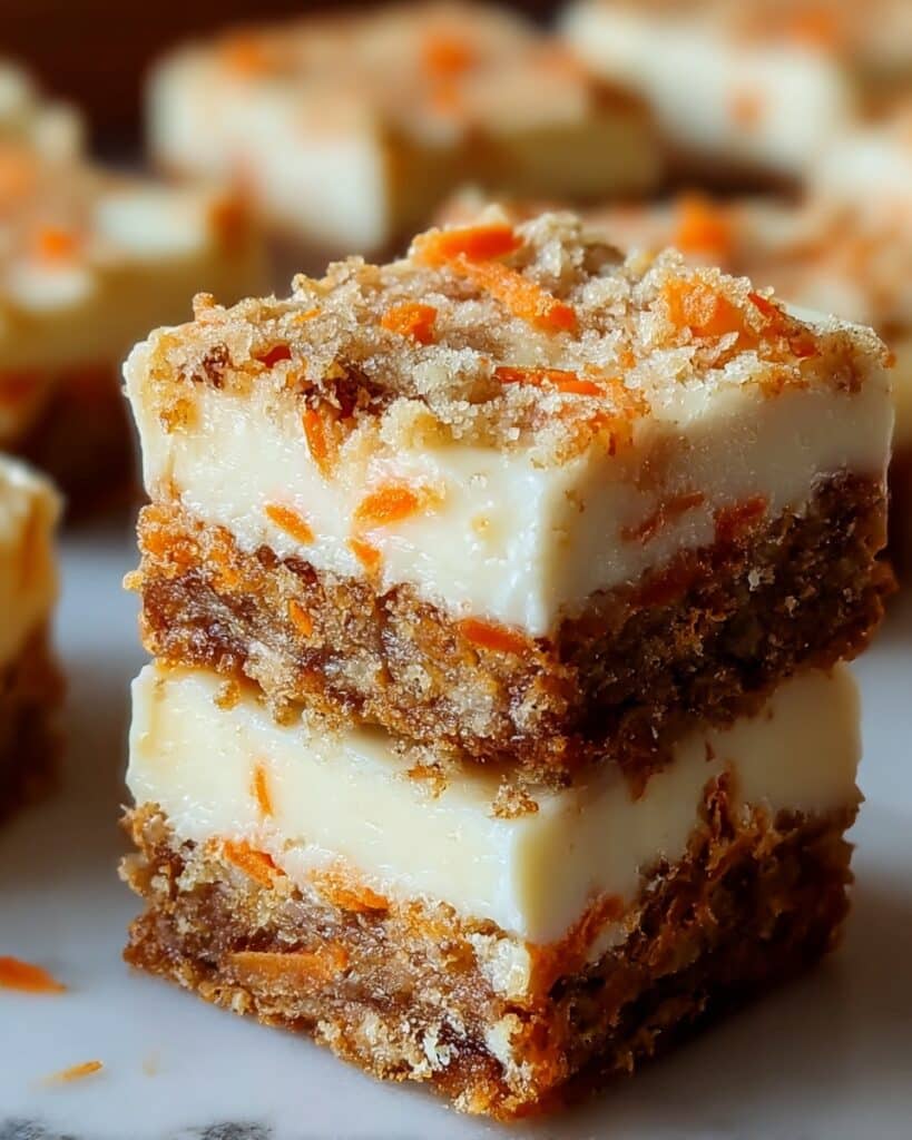 Irresistibly Indulgent Carrot Cake Cream Cheese Bars Recipe