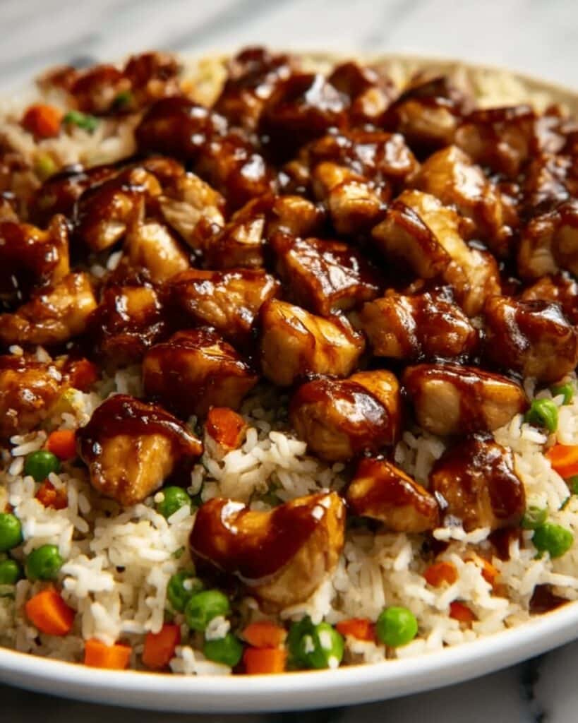One-Pan Bold Honey BBQ Chicken Rice Recipe