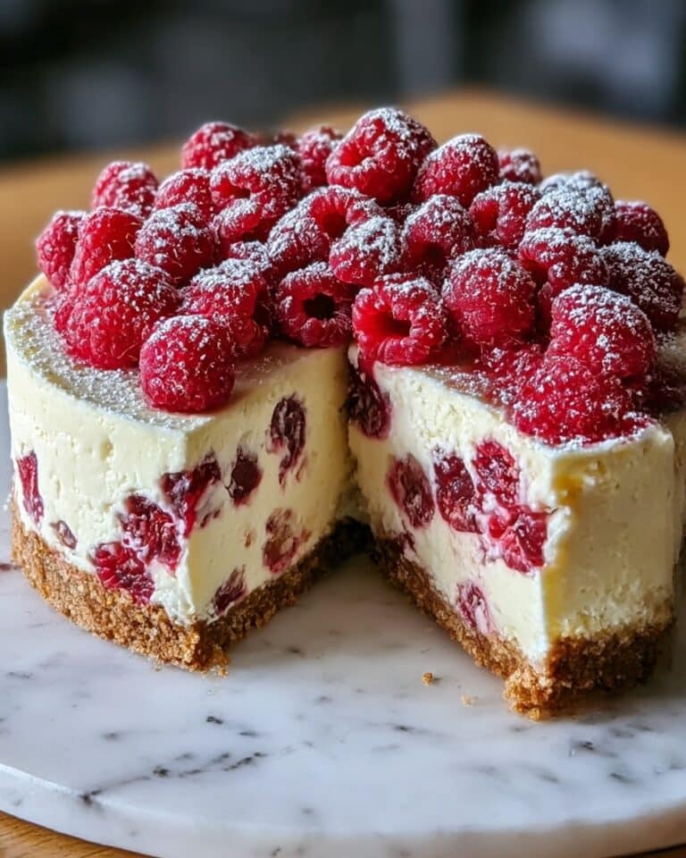 Indulgent White Chocolate Raspberry Cheesecake Bliss Recipe
