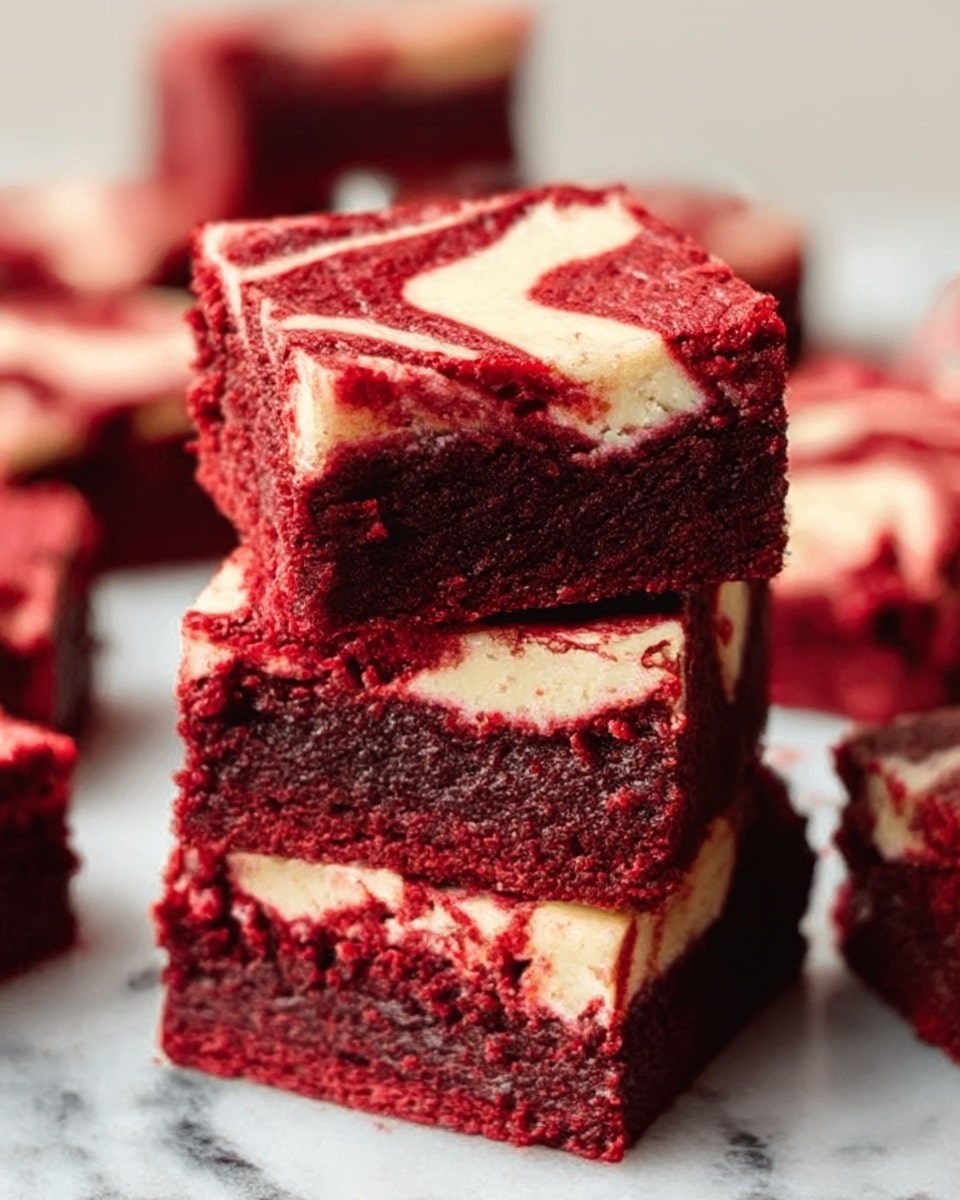 Red Velvet Brownies with Cream Cheese Swirl Recipe