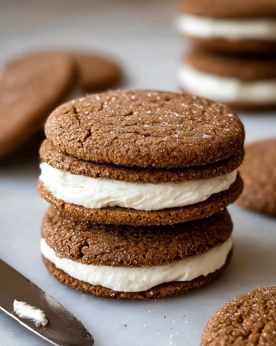 Gingerbread Sandwich Cookies Recipe