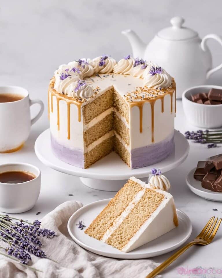 London Fog Cake with Earl Grey & Lavender Recipe