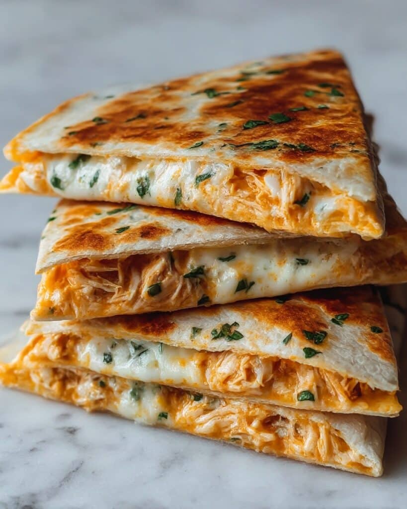 High Protein Chicken Ranch Quesadilla: Crispy, Creamy, Low Carb Recipe