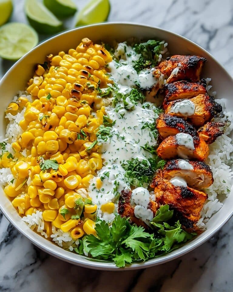 Street Corn Chicken Rice Bowl Recipe