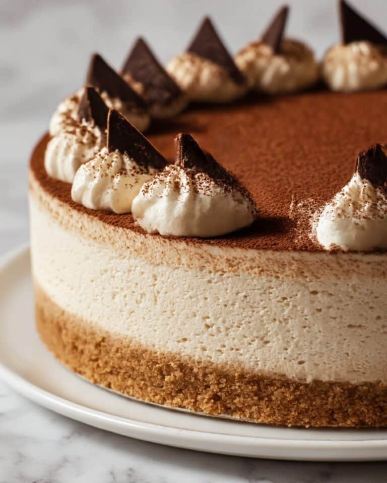 Tiramisu Cold Brew Coffee Cheesecake Recipe