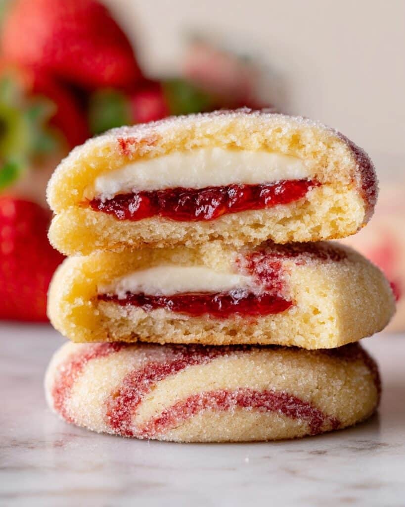Strawberry Cheesecake Cookies Recipe