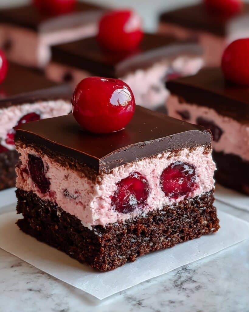 Decadent Chocolate Covered Cherry Brownies Recipe
