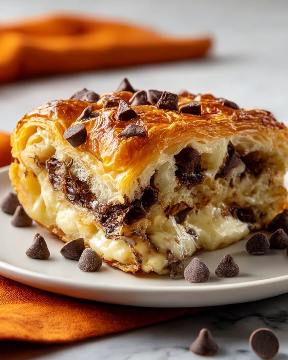 Decadent Chocolate & Cream Cheese Bread Pudding Recipe