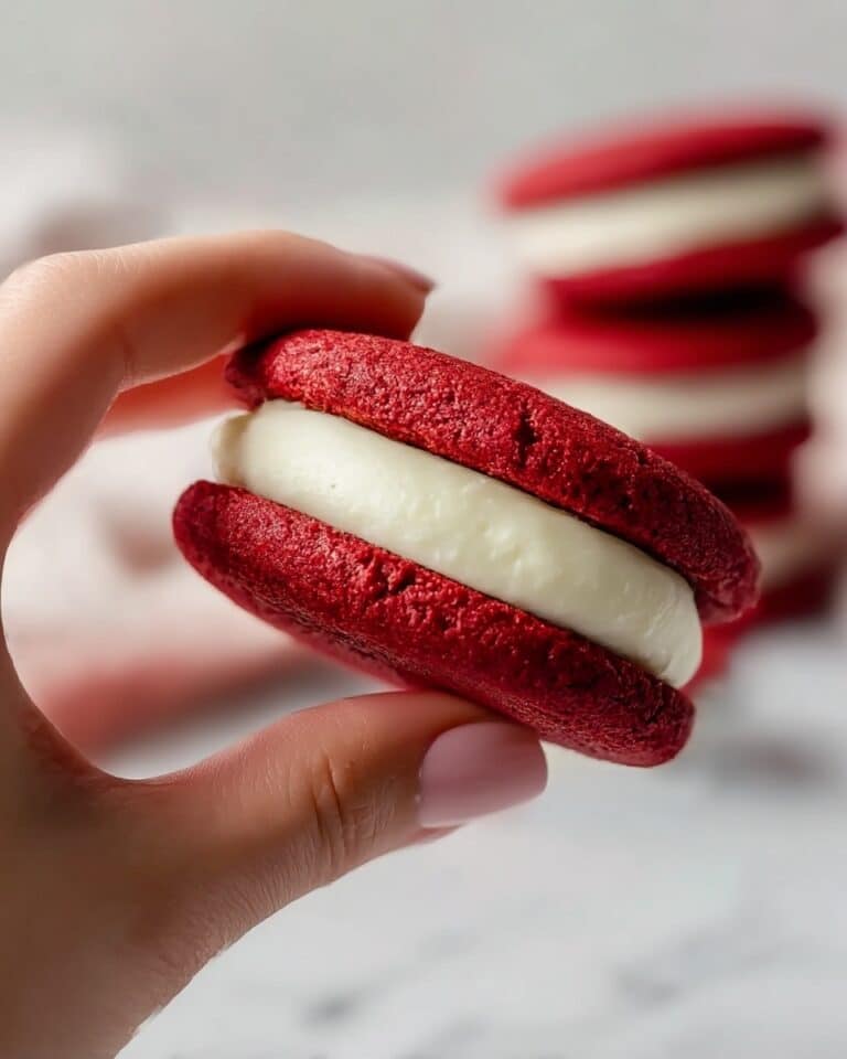 Tasty Red Velvet Cookie Sandwiches Recipe