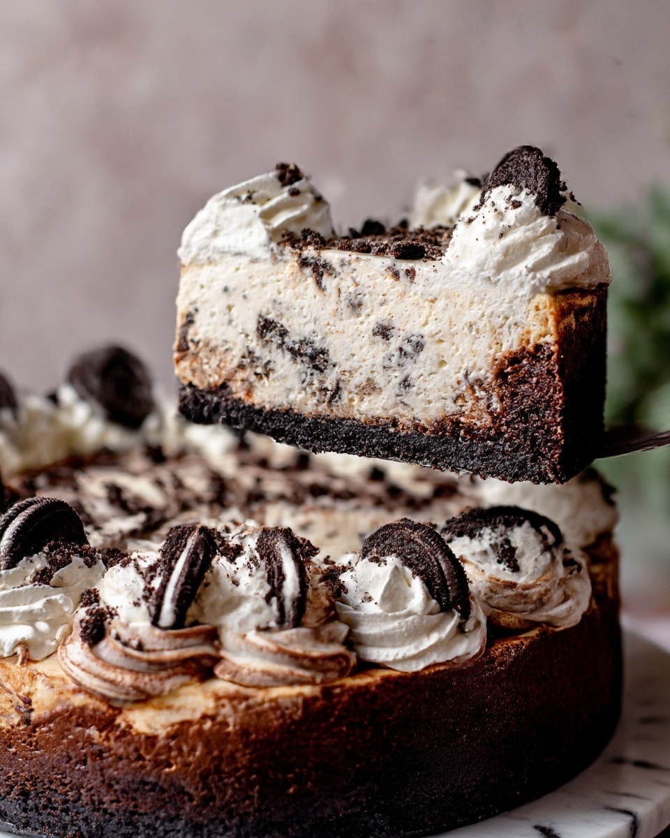 Oreo Cake Cheesecake Recipe