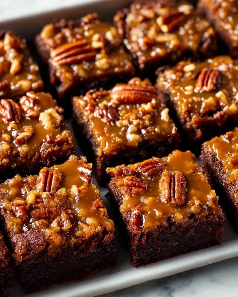 Buttery Pecan Pie Brownies Recipe