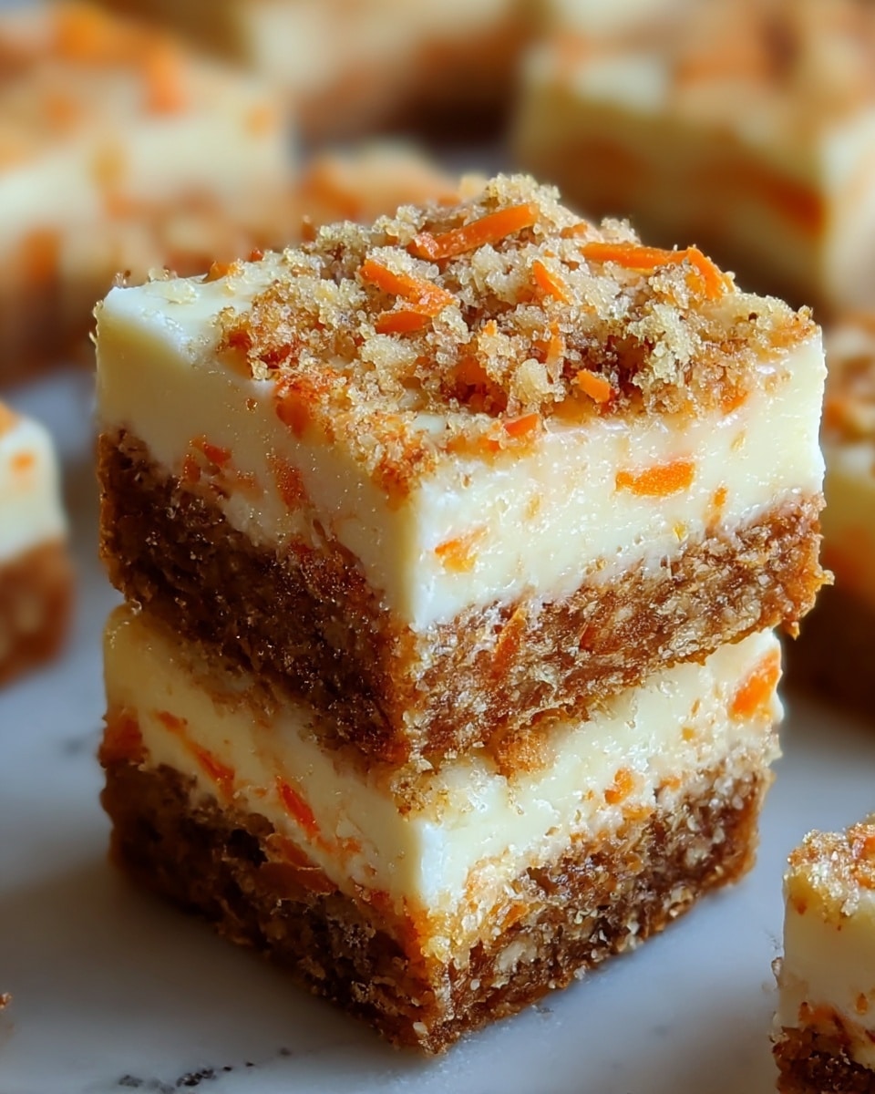 Irresistibly Indulgent Carrot Cake Cream Cheese Bars Recipe