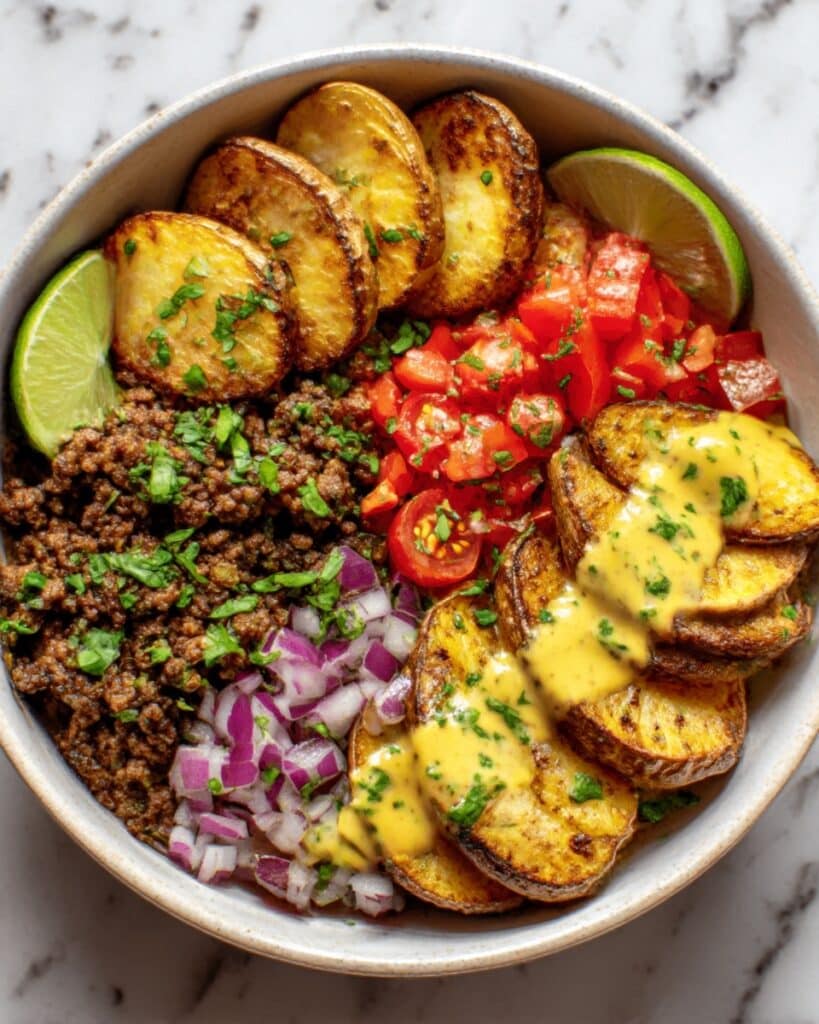 Loaded Fiesta Potato Bowls Recipe