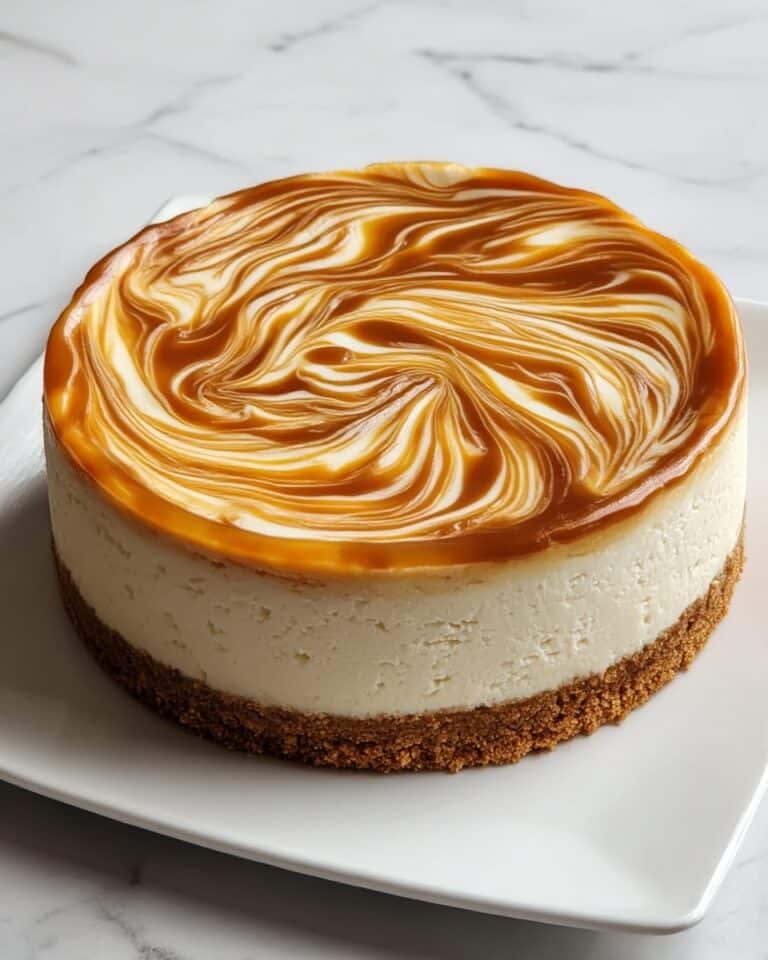 Caramel Swirl Cheesecake Recipe