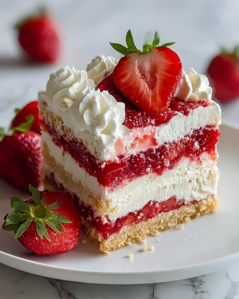Strawberry Earthquake Cake Recipe