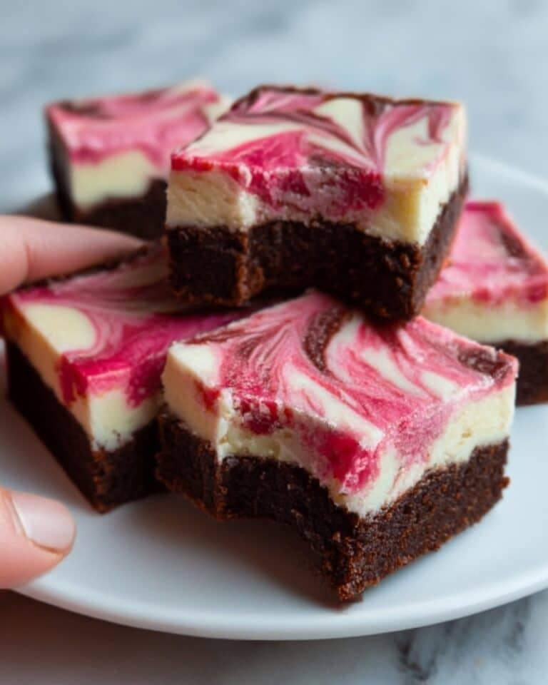 Valentine’s Day Cheesecake Brownies Recipe