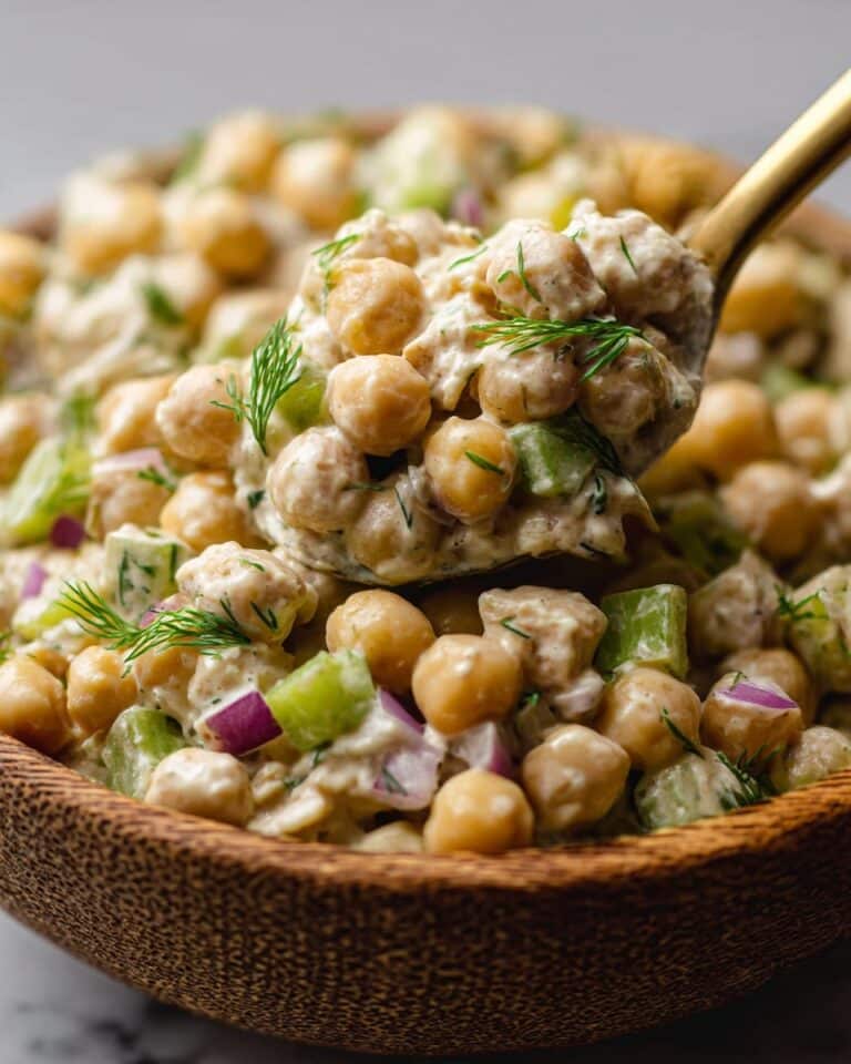 Healthy Tuna Garbanzo Bean Salad Recipe