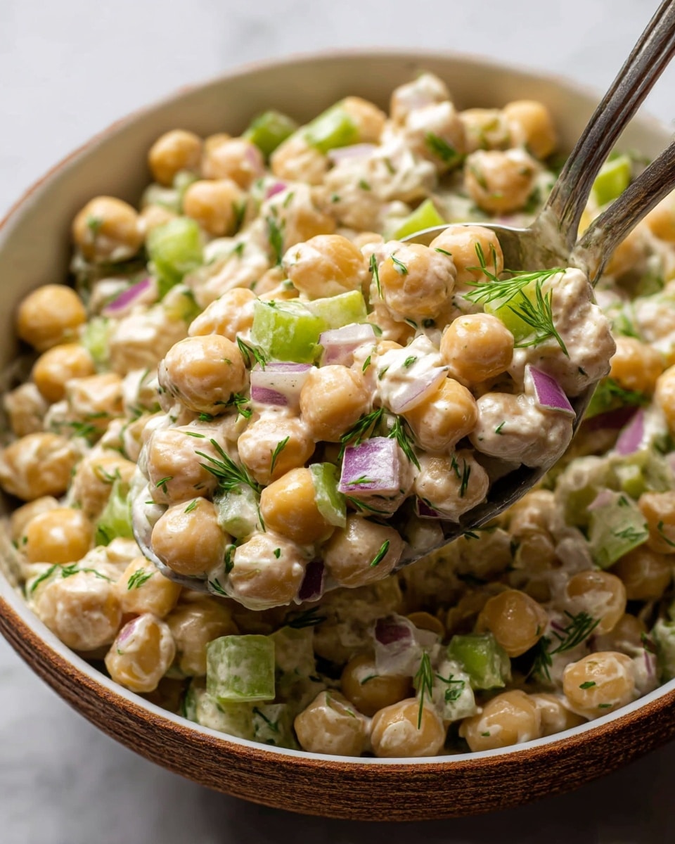 Healthy Tuna Garbanzo Bean Salad Recipe