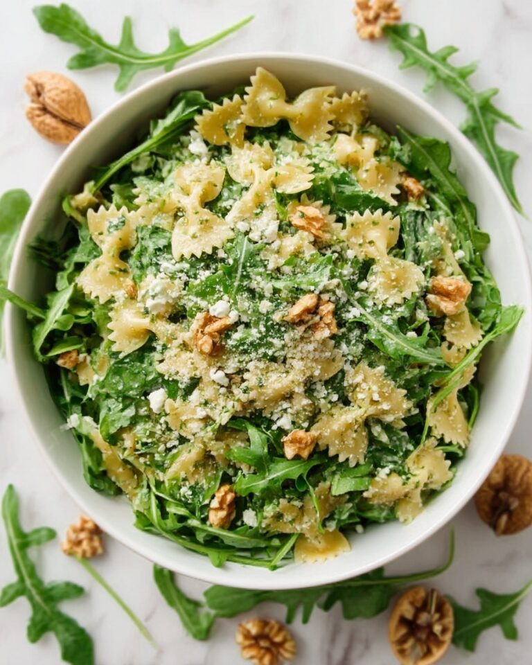 Lemon Arugula Pasta Salad Recipe