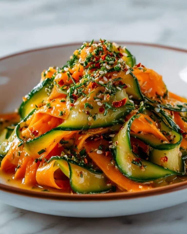 Cucumber Carrot Salad with Spicy Gochugaru Dressing Recipe