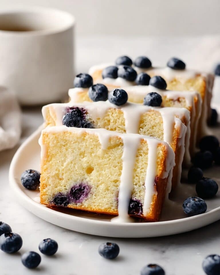 Heavenly Moist Blueberry Lemon Angel Food Cake Recipe
