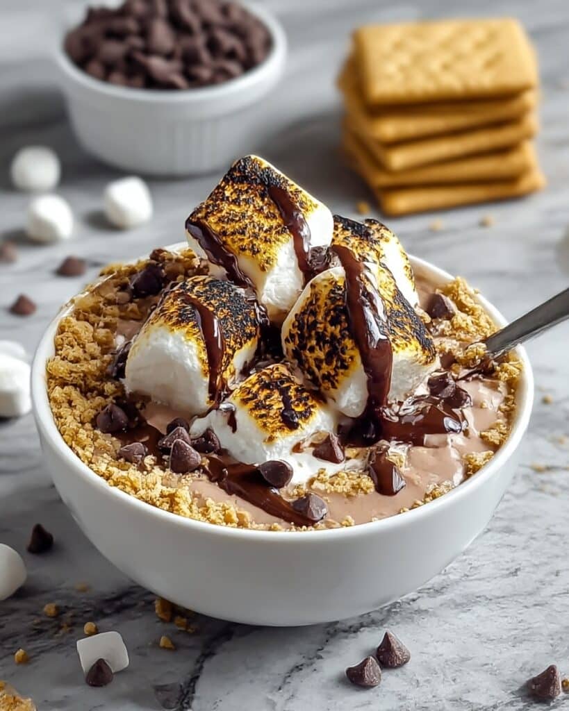 Double Chocolate Protein S’mores Bowl Recipe