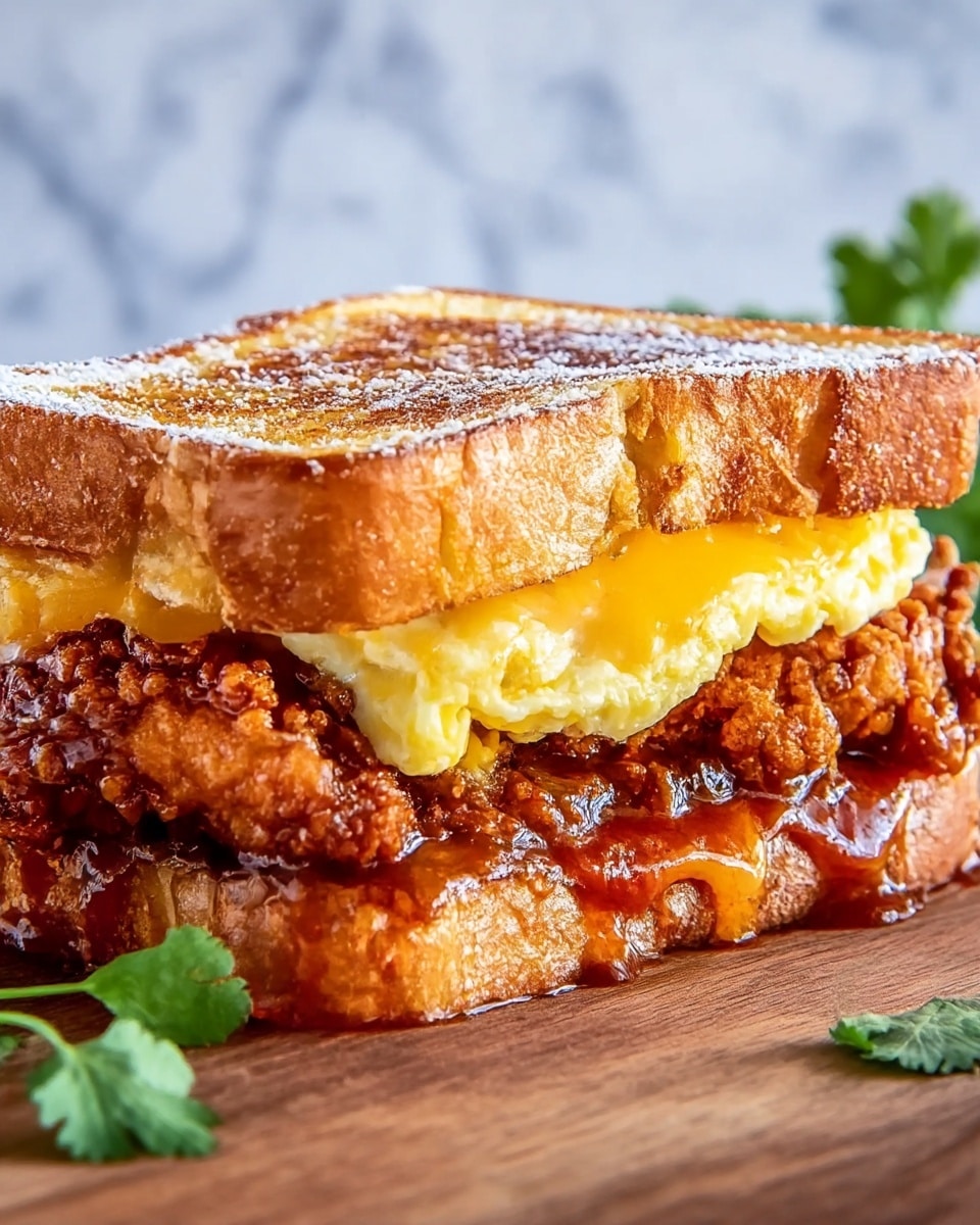 French Toast Fried Chicken Sandwich Recipe