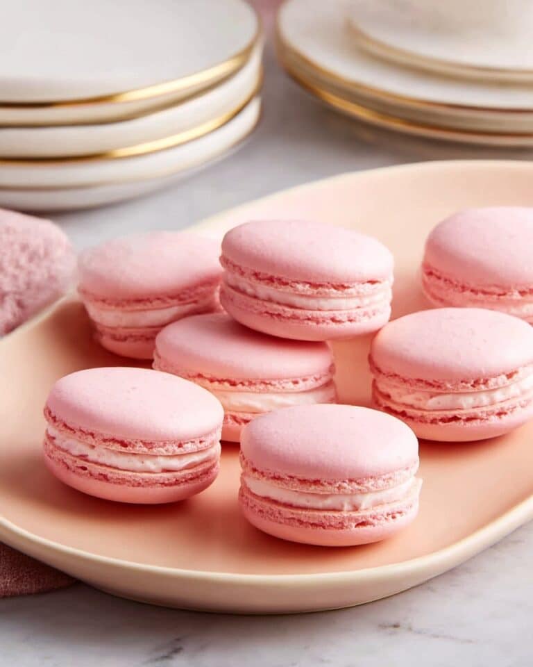 Elegant Homemade Macarons with Vanilla Buttercream Filling Recipe