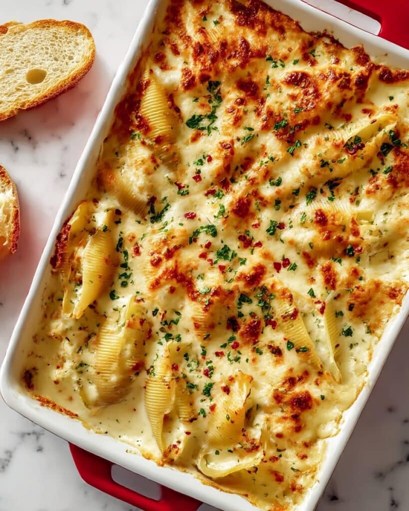 Hearty Marry Me Chicken Stuffed Shells Recipe