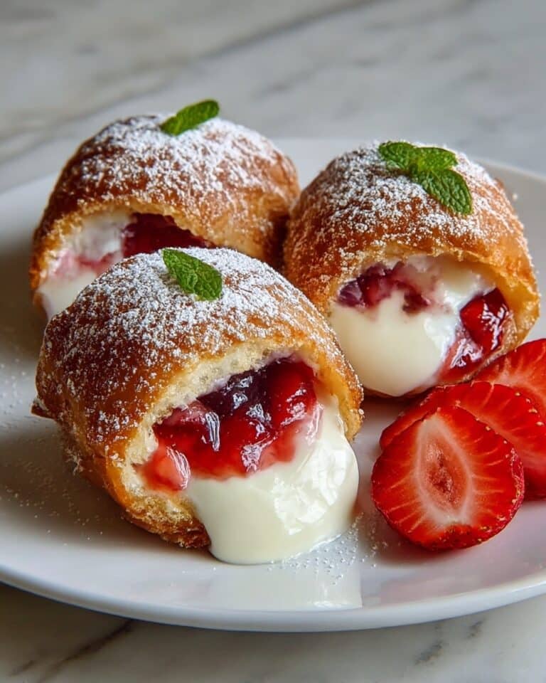 Deep Fried Strawberry Cheesecake Pies Recipe