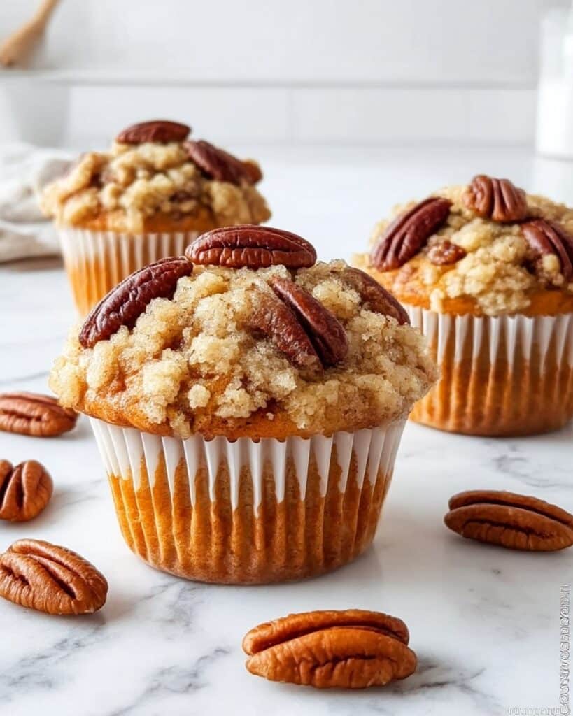 Pecan Pie Brown Sugar Muffins Recipe