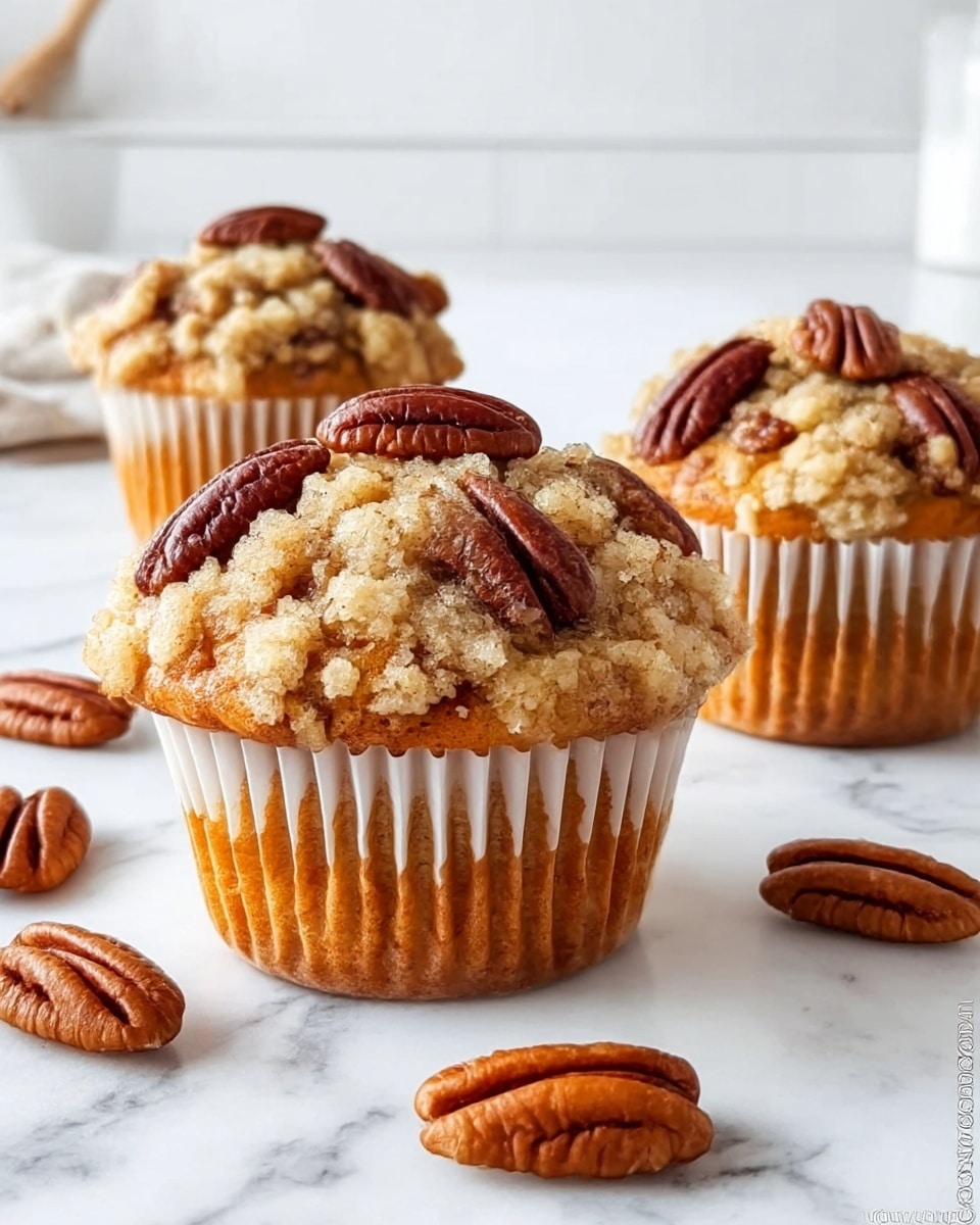 Pecan Pie Brown Sugar Muffins Recipe