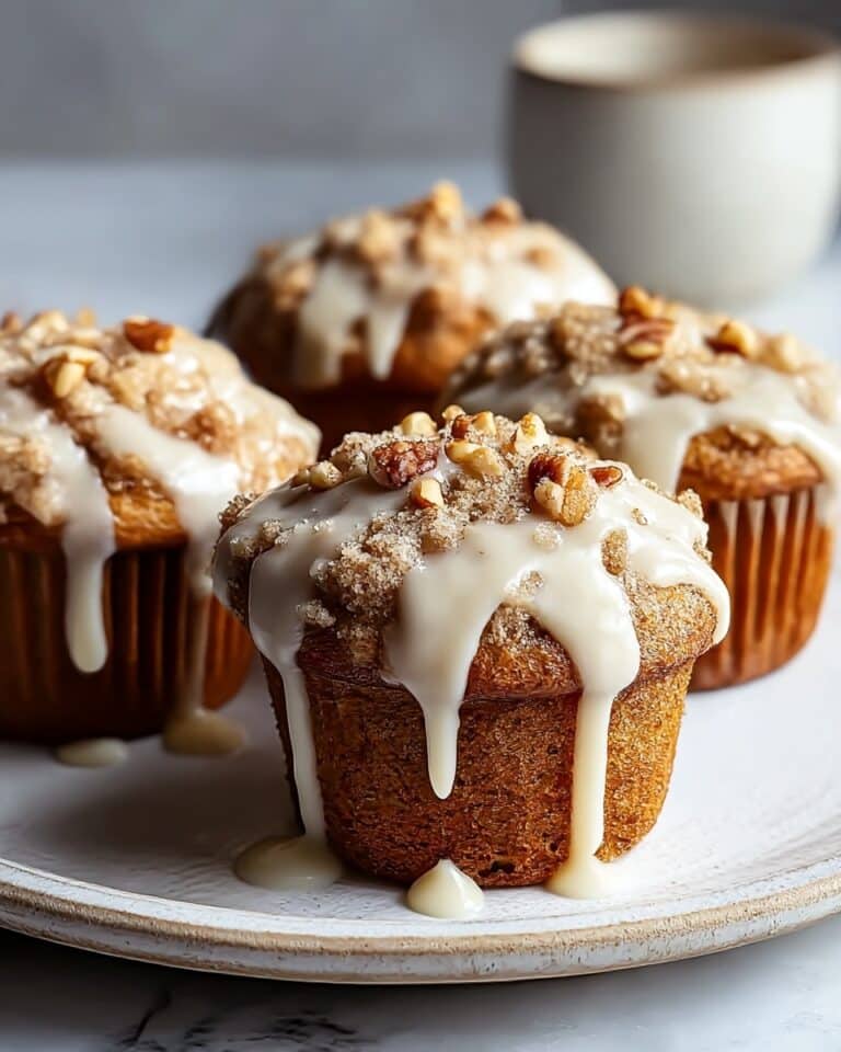 Cinnamon Roll Protein Muffins Recipe