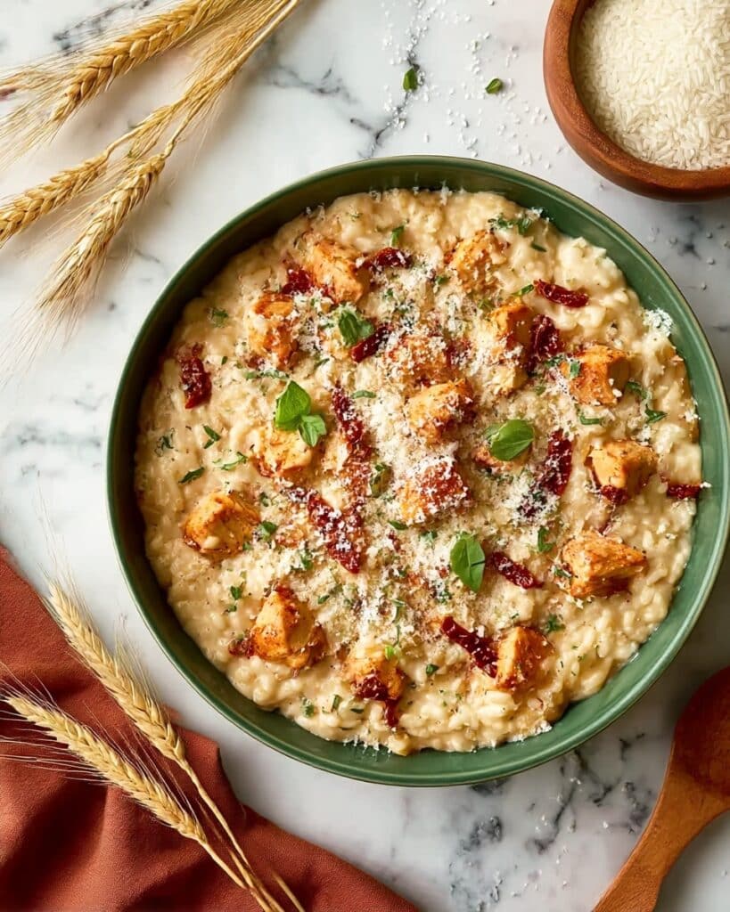 Parmesan Marry Me Chicken Rice Recipe