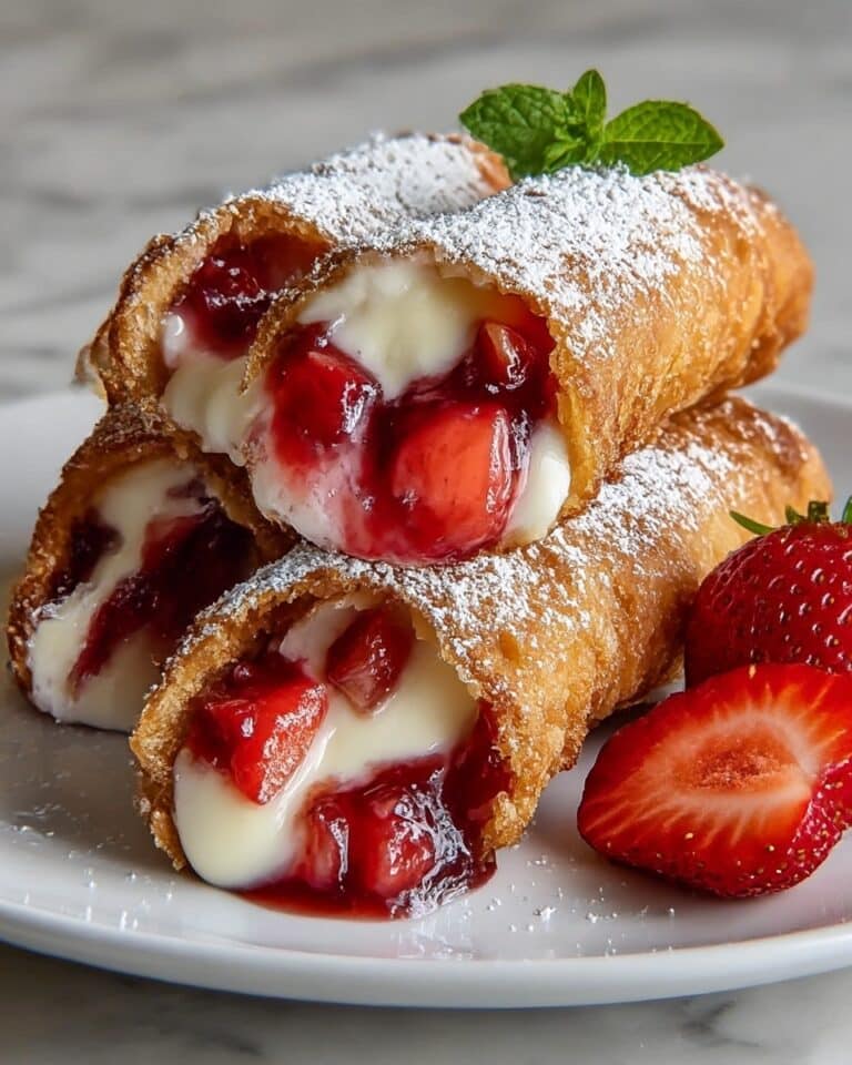Deep Fried Strawberry Cheesecake Pies Recipe