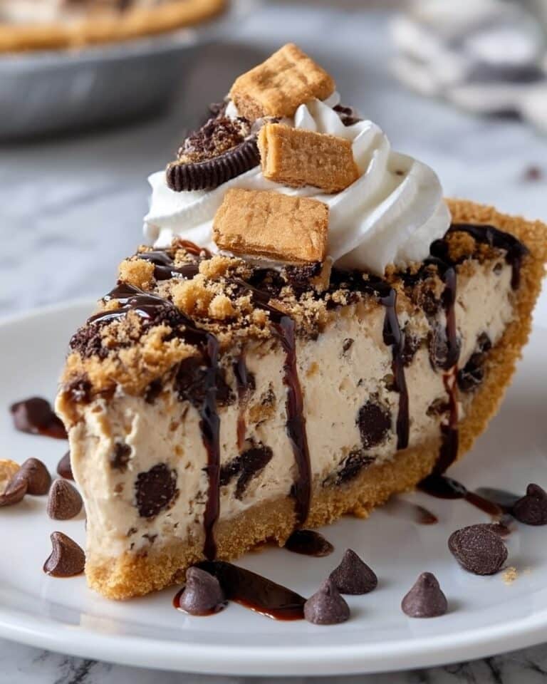 Giant S’mores Cookie Dough Pie Recipe