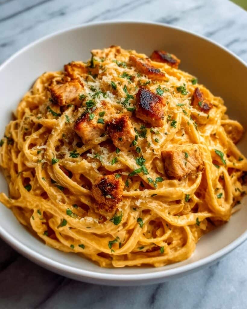 Cowboy Butter Chicken Linguine Recipe