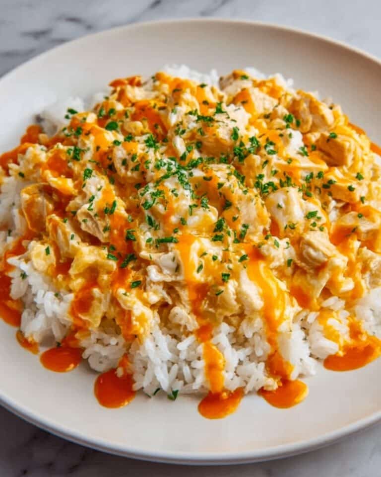 Cheesy Buffalo Chicken and Rice Recipe