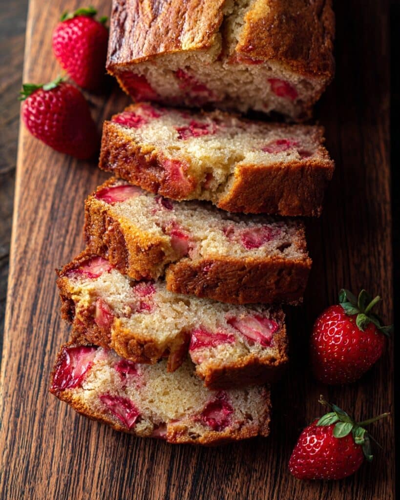 Easy Strawberry Banana Bread Recipe